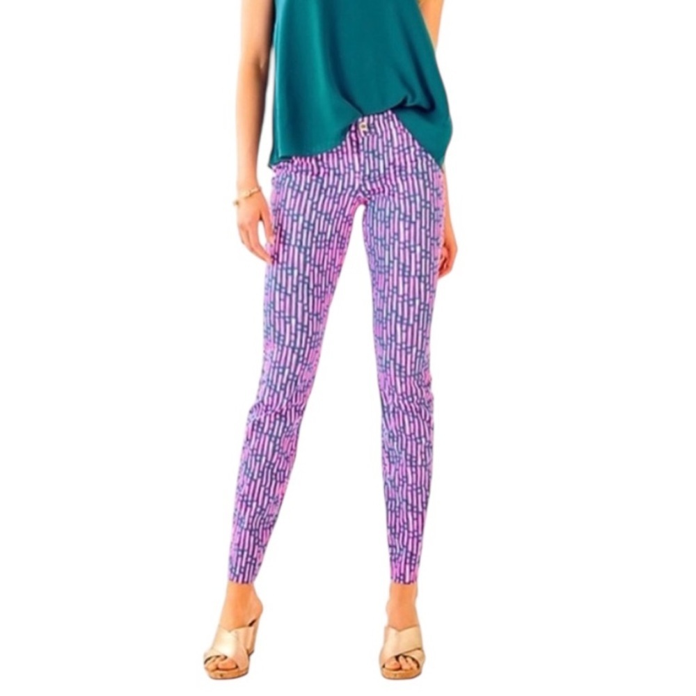 Lilly Pulitzer Kelly Ankle Pant Mandevilla Slathouse Stripe Size 6 NWOT